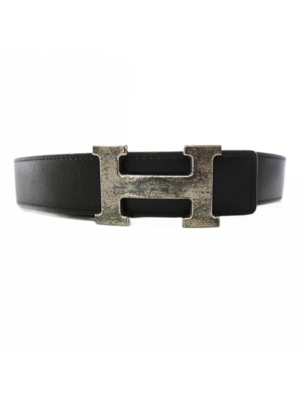Hermes Constance Belt 75 Black Brown